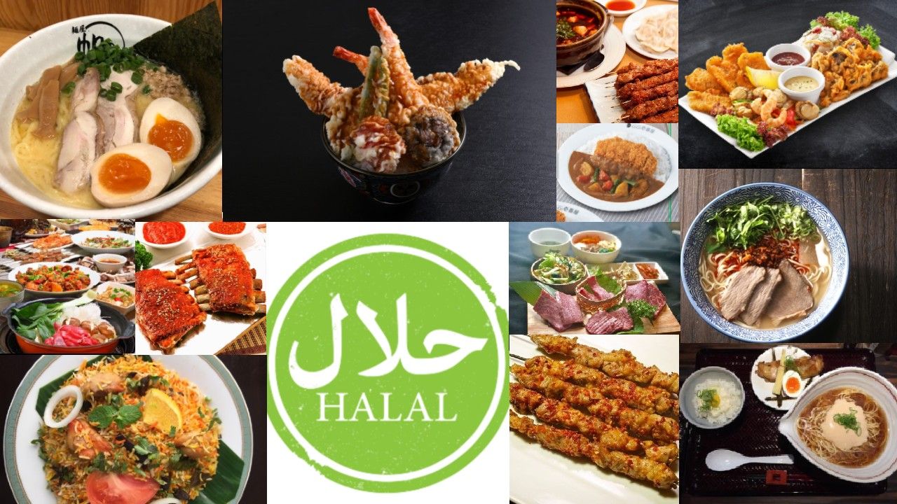 Mencari restoran atau cafe terdekat yang menyediakan makanan halal