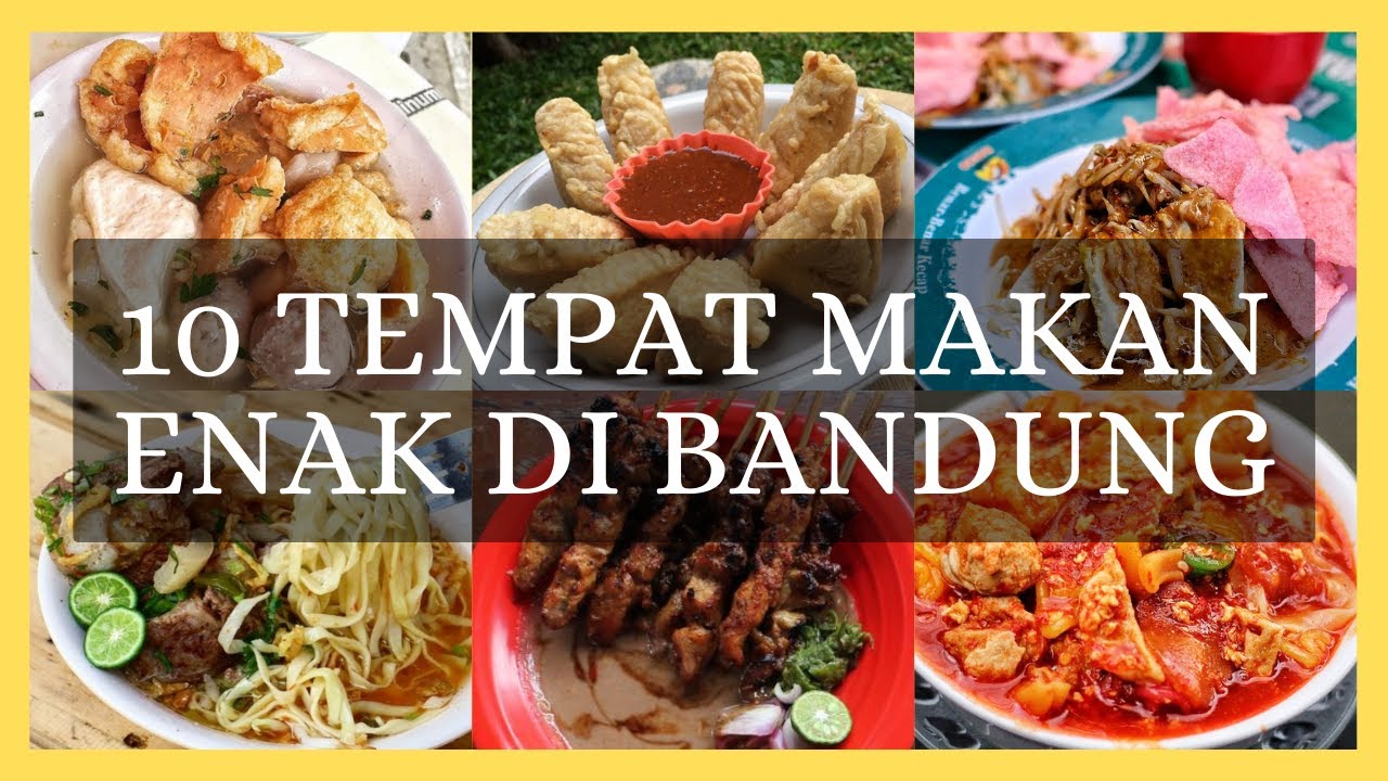 Daftar tempat makan enak dan murah di Bandung malam hari